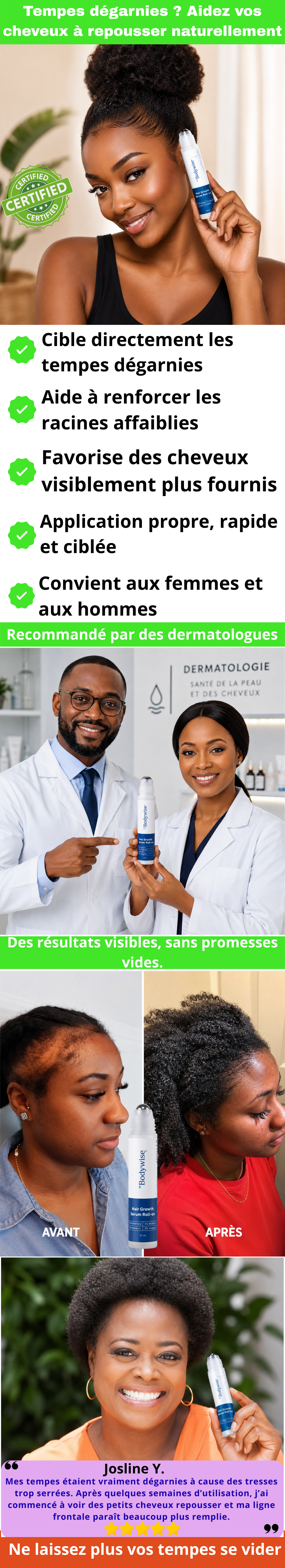 Densité Plus Roll-On™ – Pour des Cheveux Plus Fournis